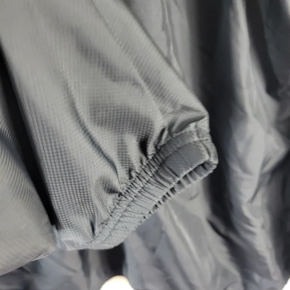 Adidas Golf Mens Black Zip Front Windbreaker Activewear Lightweight Jacket S 2XL - Picture 7 of 13